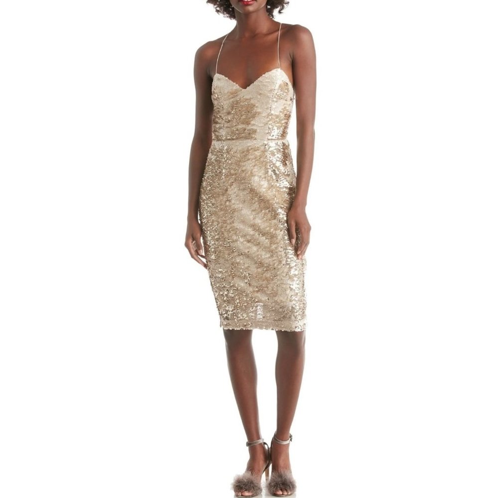 Astr The Label Sequins Francesca Mini Dress